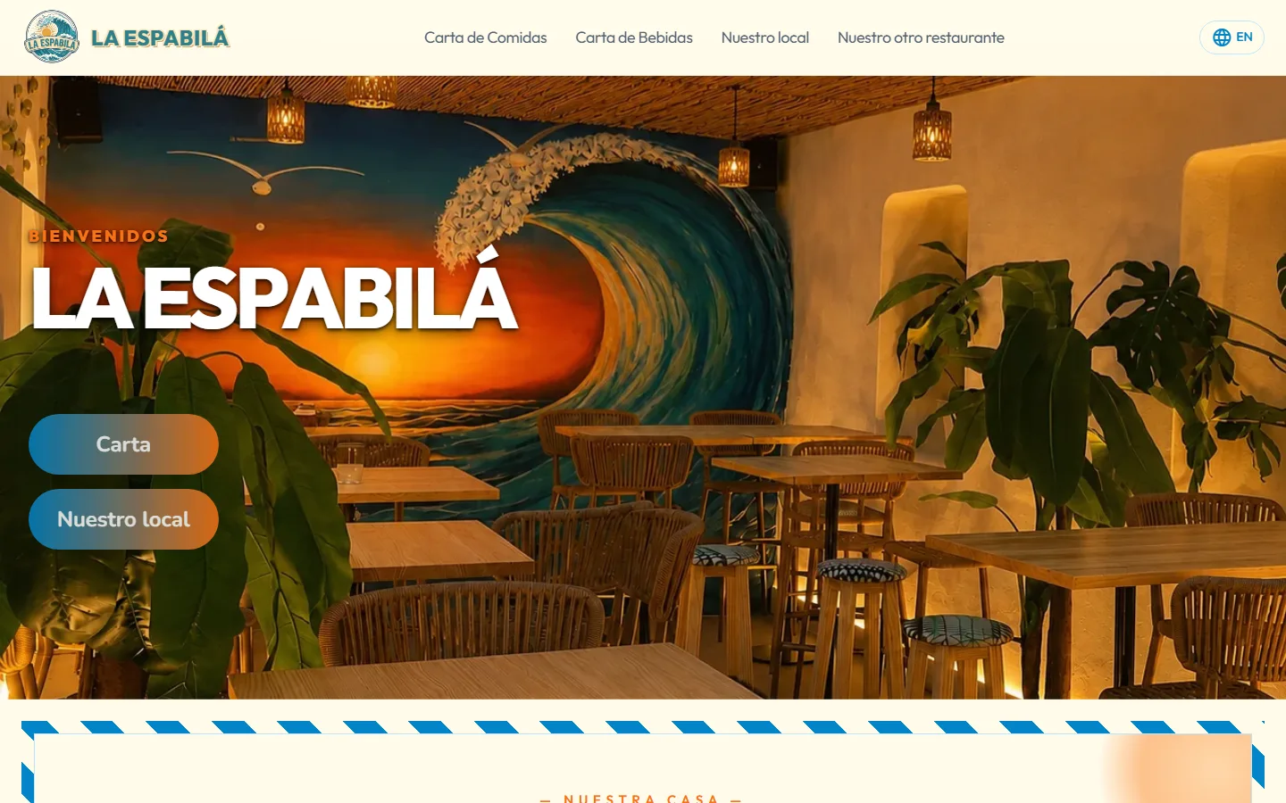 Home de La Espabilá en escritorio